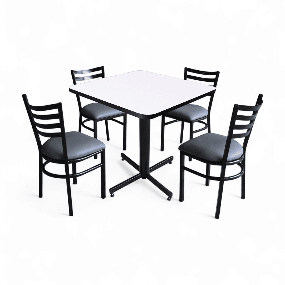 Conjunto Modelo Italia Blanco - estándar 4 sillas view 3