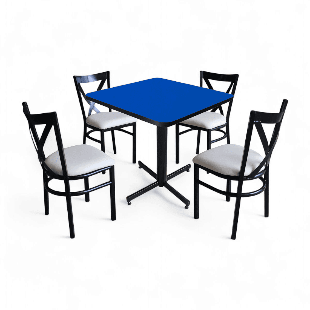 Conjunto Modelo Roma Azul Rey - estándar 4 sillas view 5