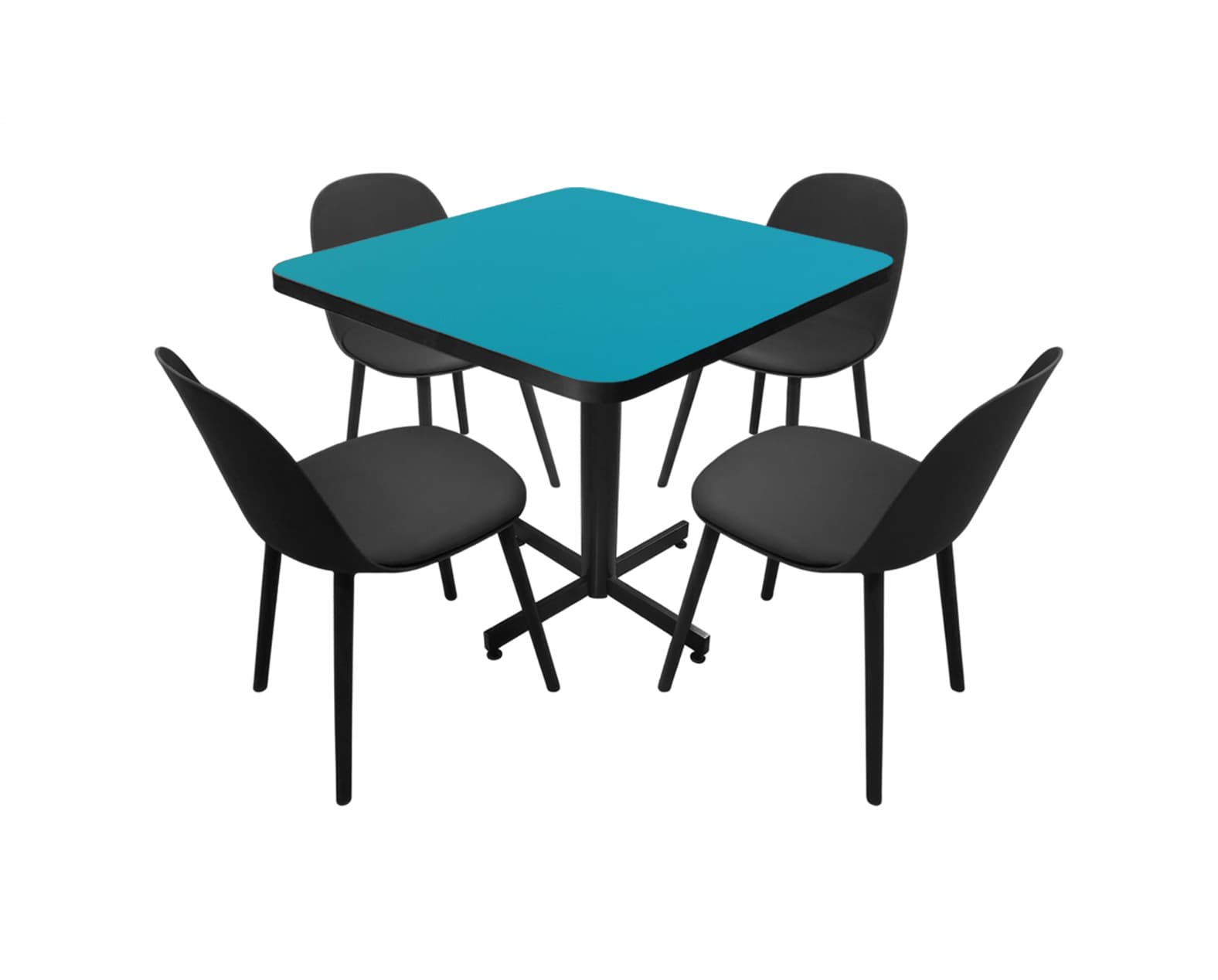 Conjunto Modelo Nova Turquesa - estándar 4 sillas view 2