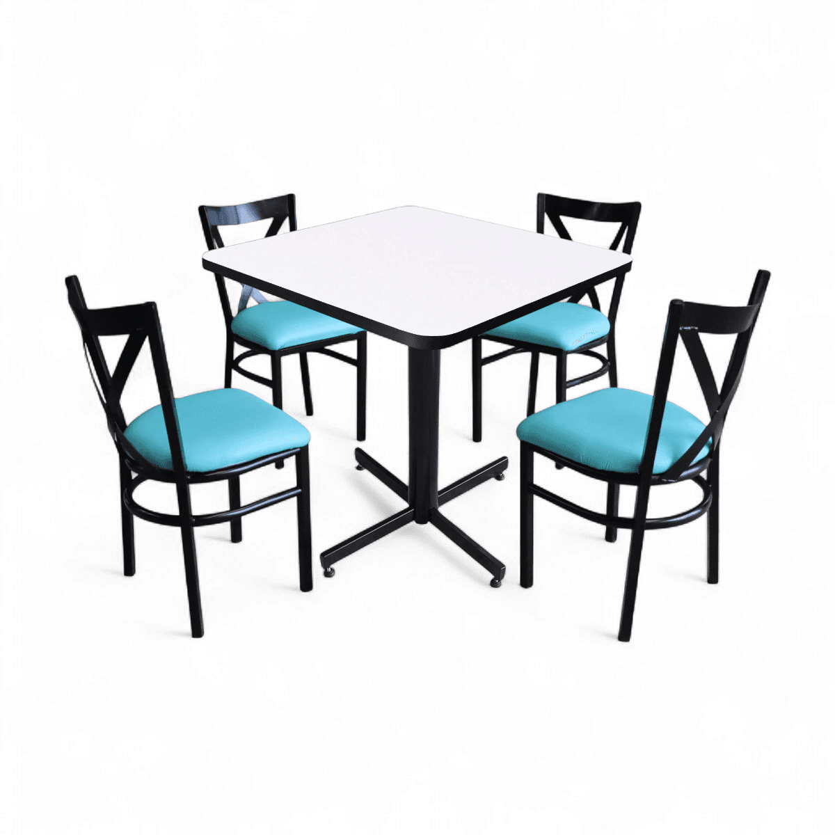 Conjunto Modelo Roma Blanco - estándar 4 sillas view 8