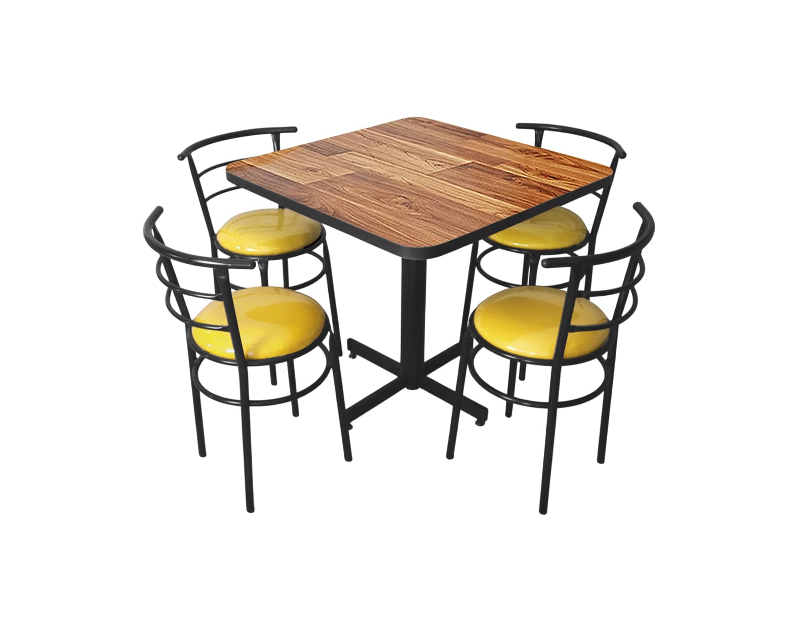 Conjunto Modelo Chabeli Wood - estándar 4 sillas view 9