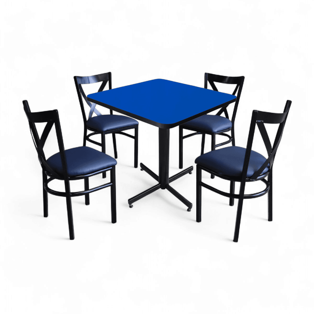 Conjunto Modelo Roma Azul Rey - estándar 4 sillas view 3