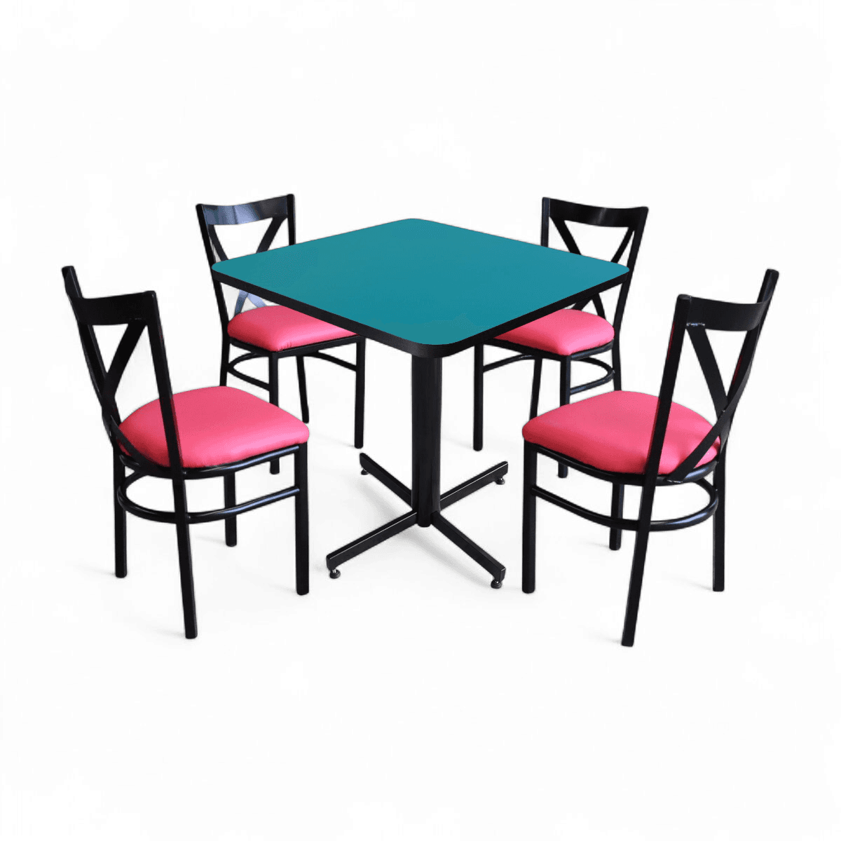 Conjunto Modelo Roma Turquesa - estándar 4 sillas view 9