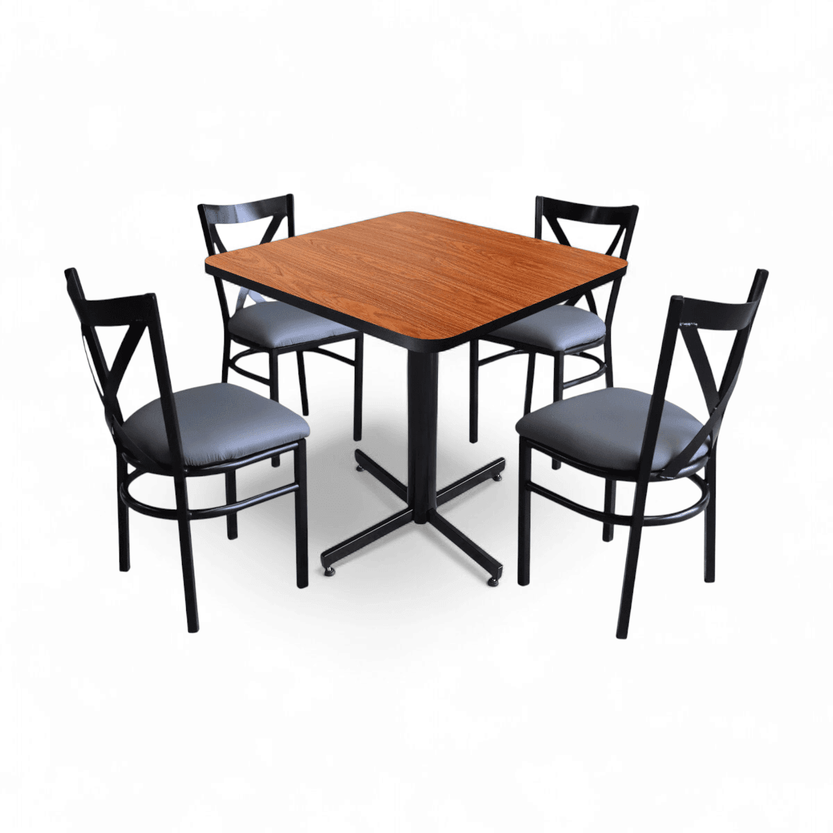 Conjunto Modelo Roma Roble - estándar 4 sillas view 3