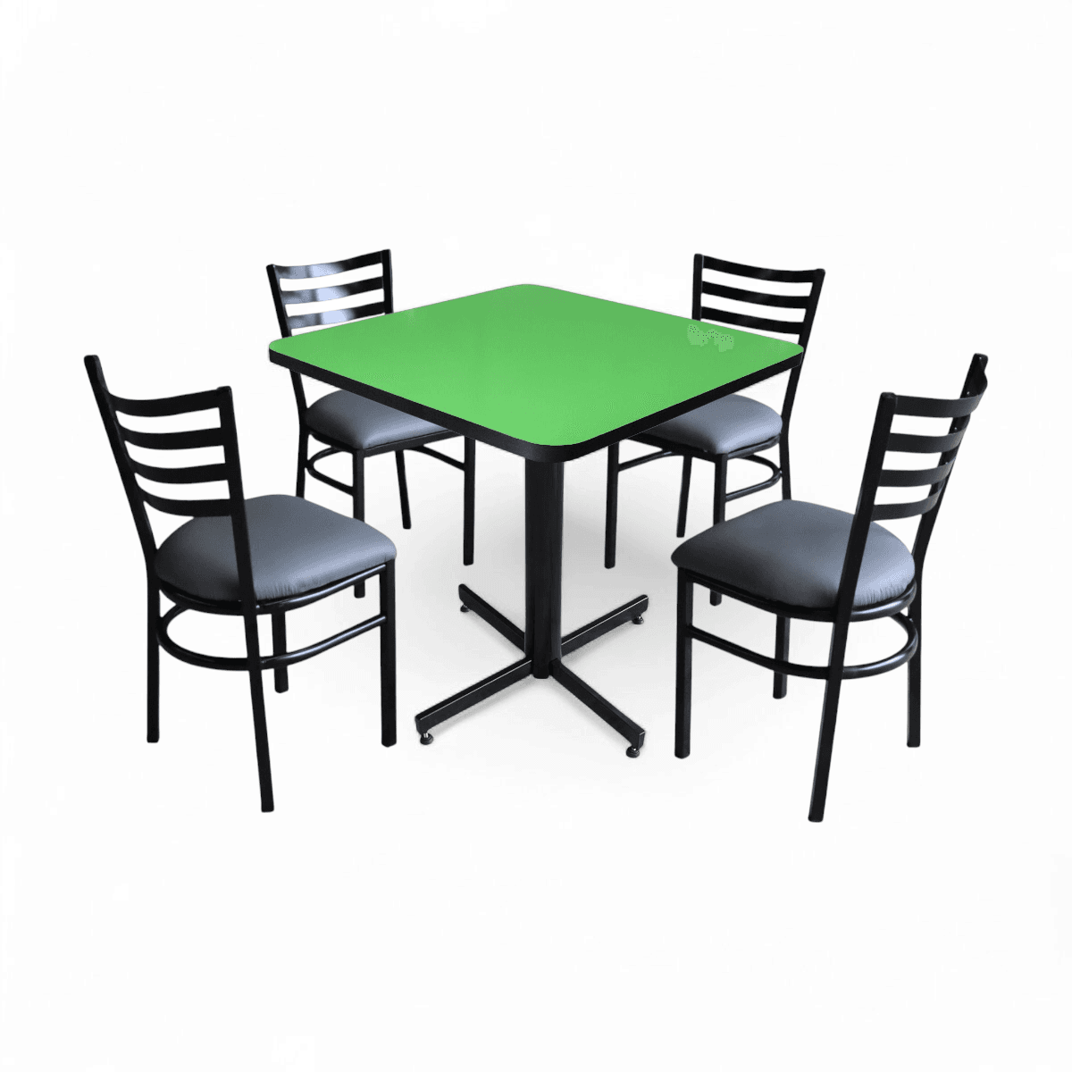 Conjunto Modelo Italia Verde Limón - estándar 4 sillas view 7