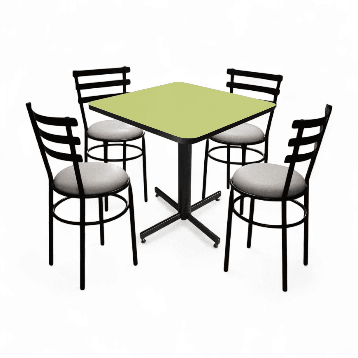 Conjunto Modelo Solera Verde Manzana - estándar 4 sillas view 7