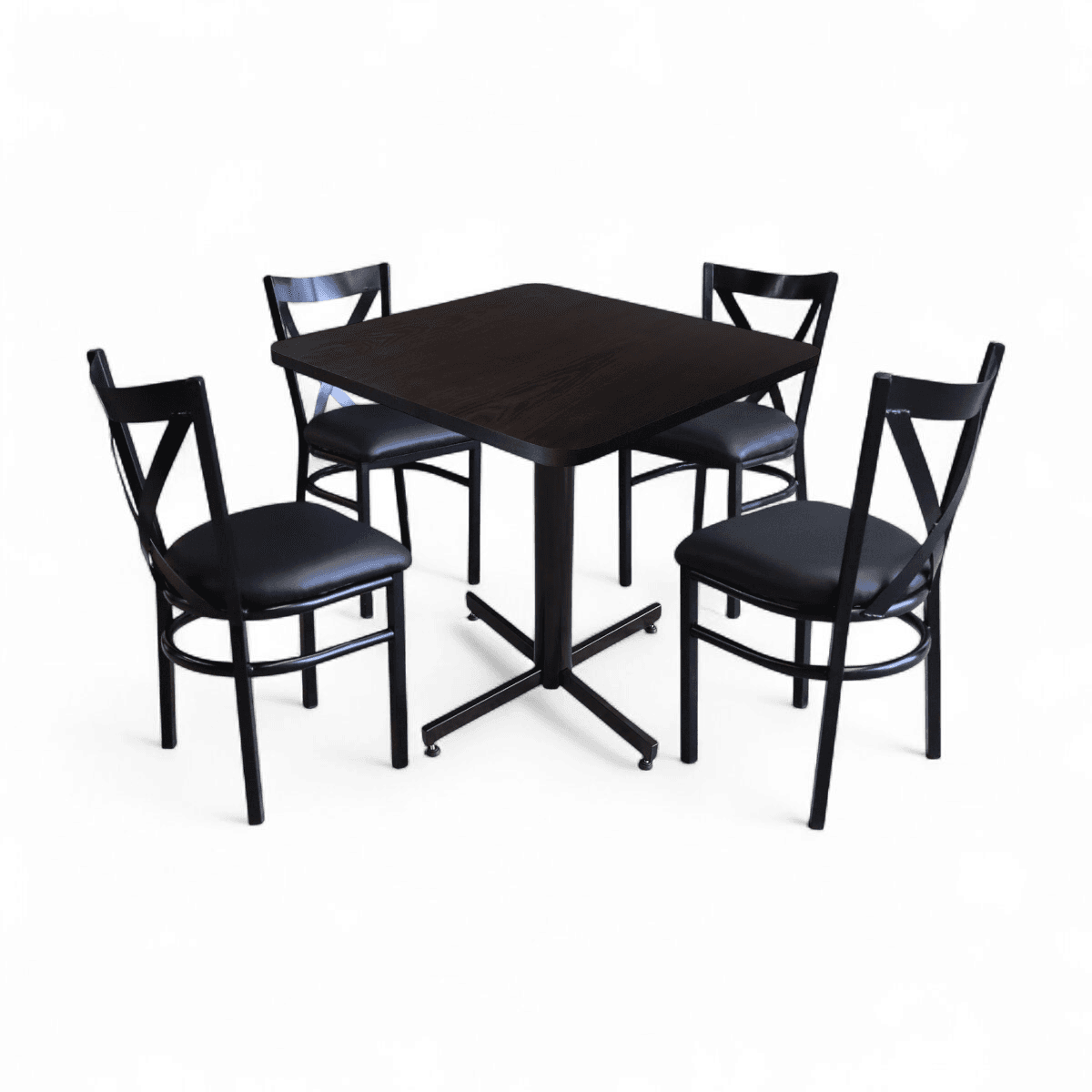 Conjunto Modelo Roma Wengue - estándar 4 sillas view 14