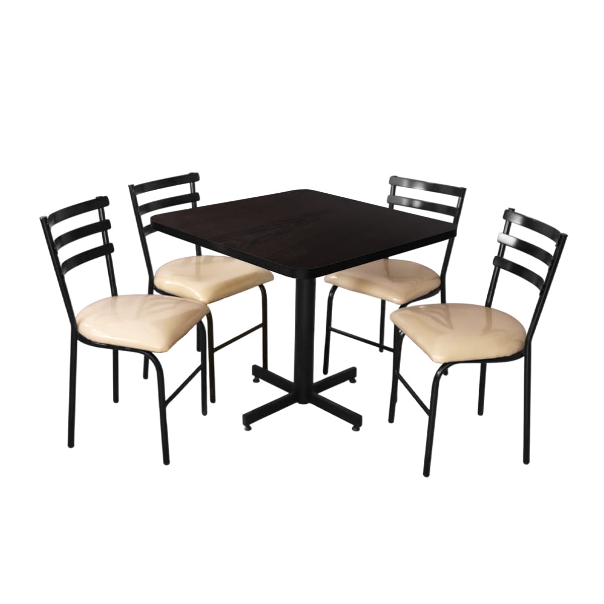 Conjunto modelo Panda, estándar 4 sillas