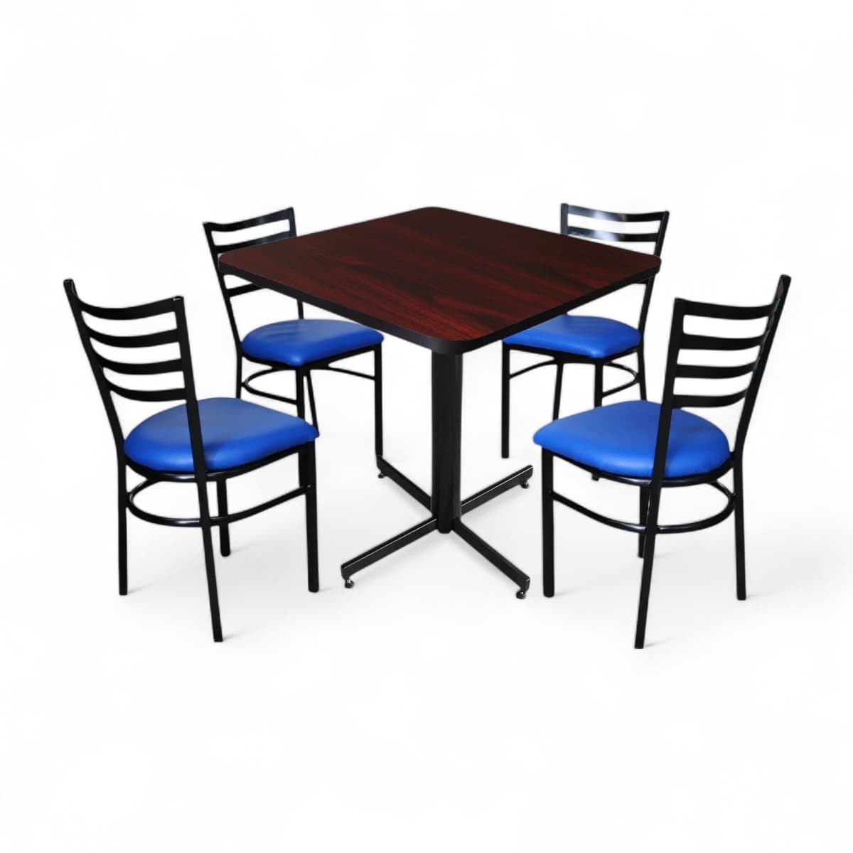 Conjunto Modelo Italia Caoba - estándar 4 sillas view 3