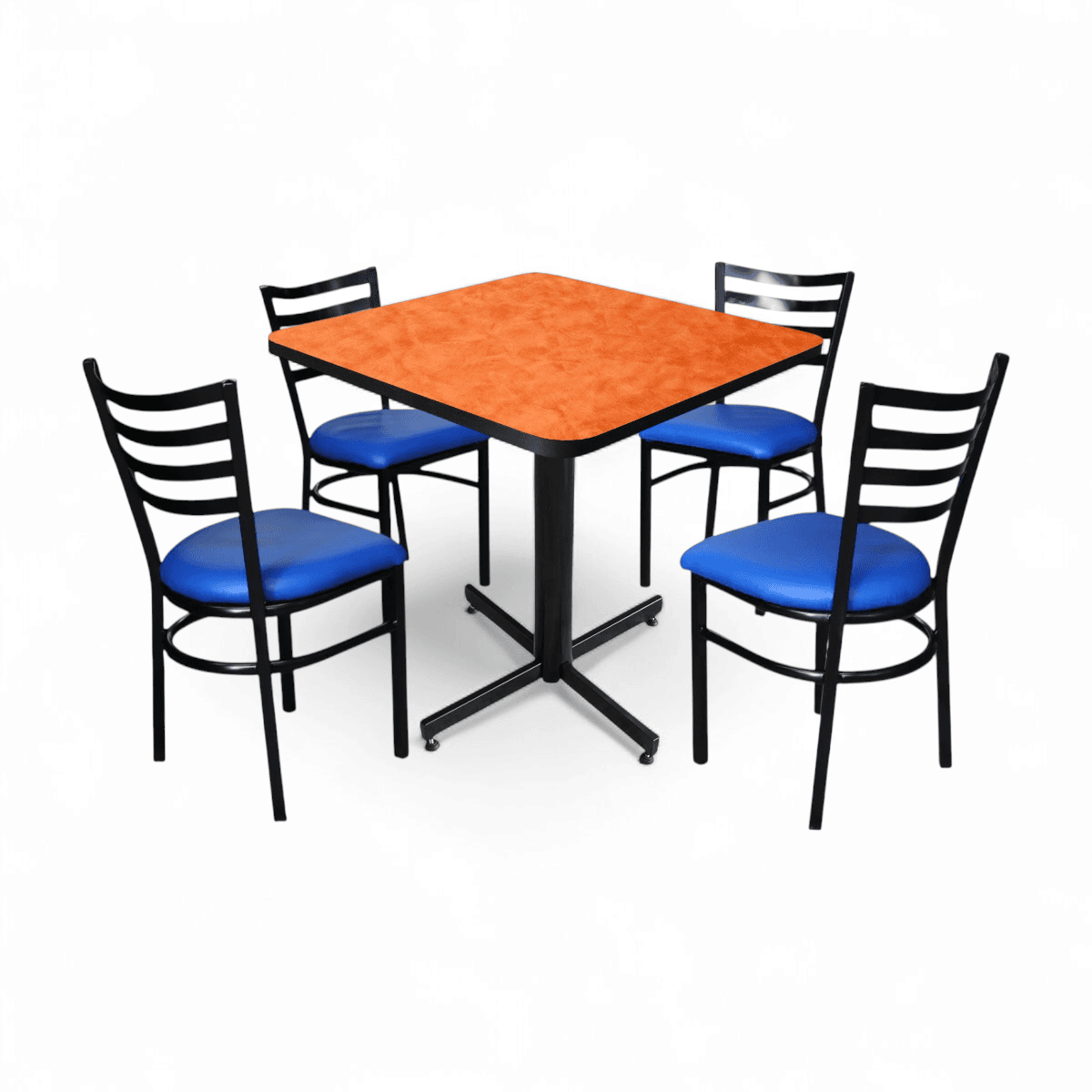 Conjunto Modelo Italia Naranja Deslavado - estándar 4 sillas view 10