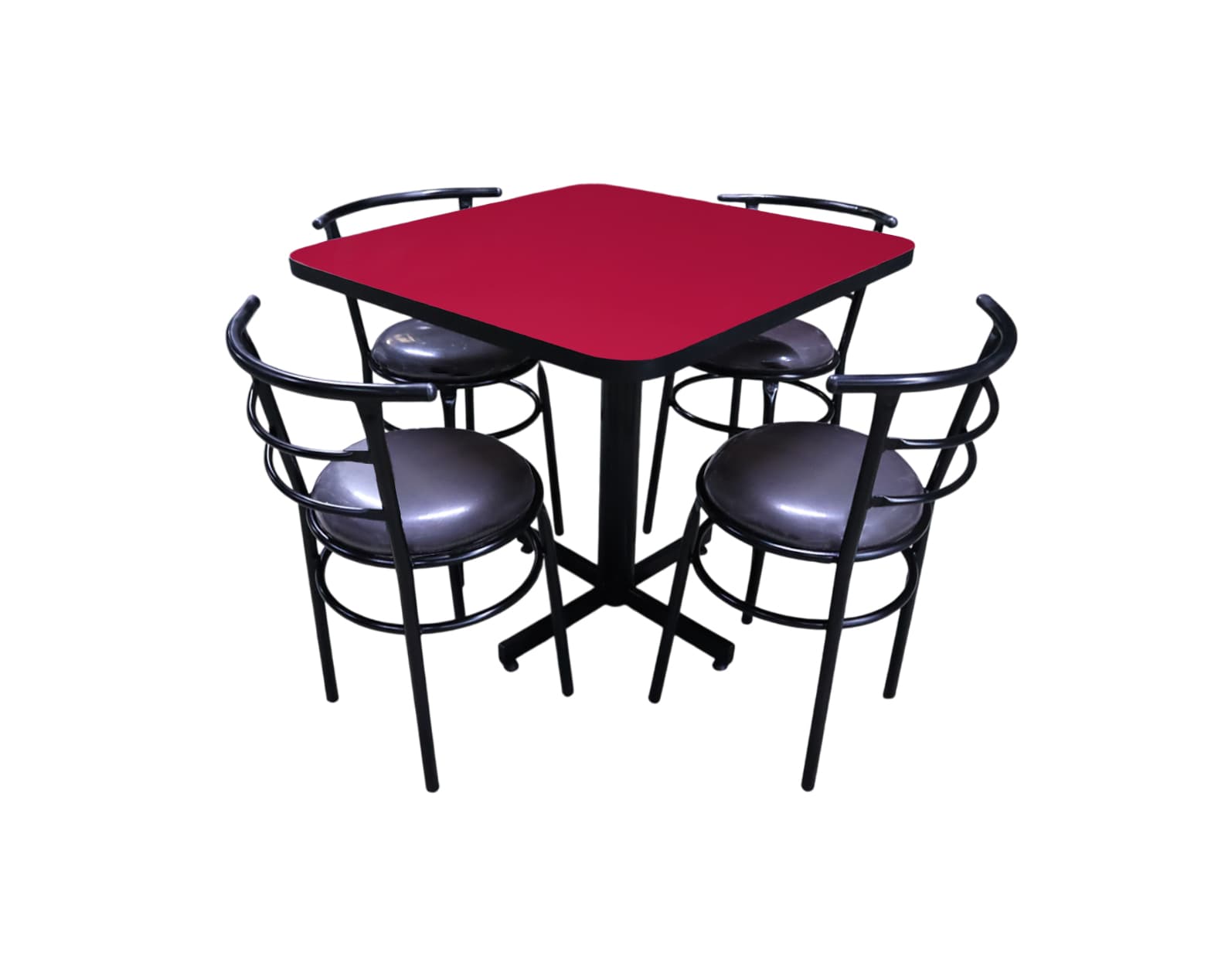 Conjunto Modelo Chabeli Vino - estándar 4 sillas view 4
