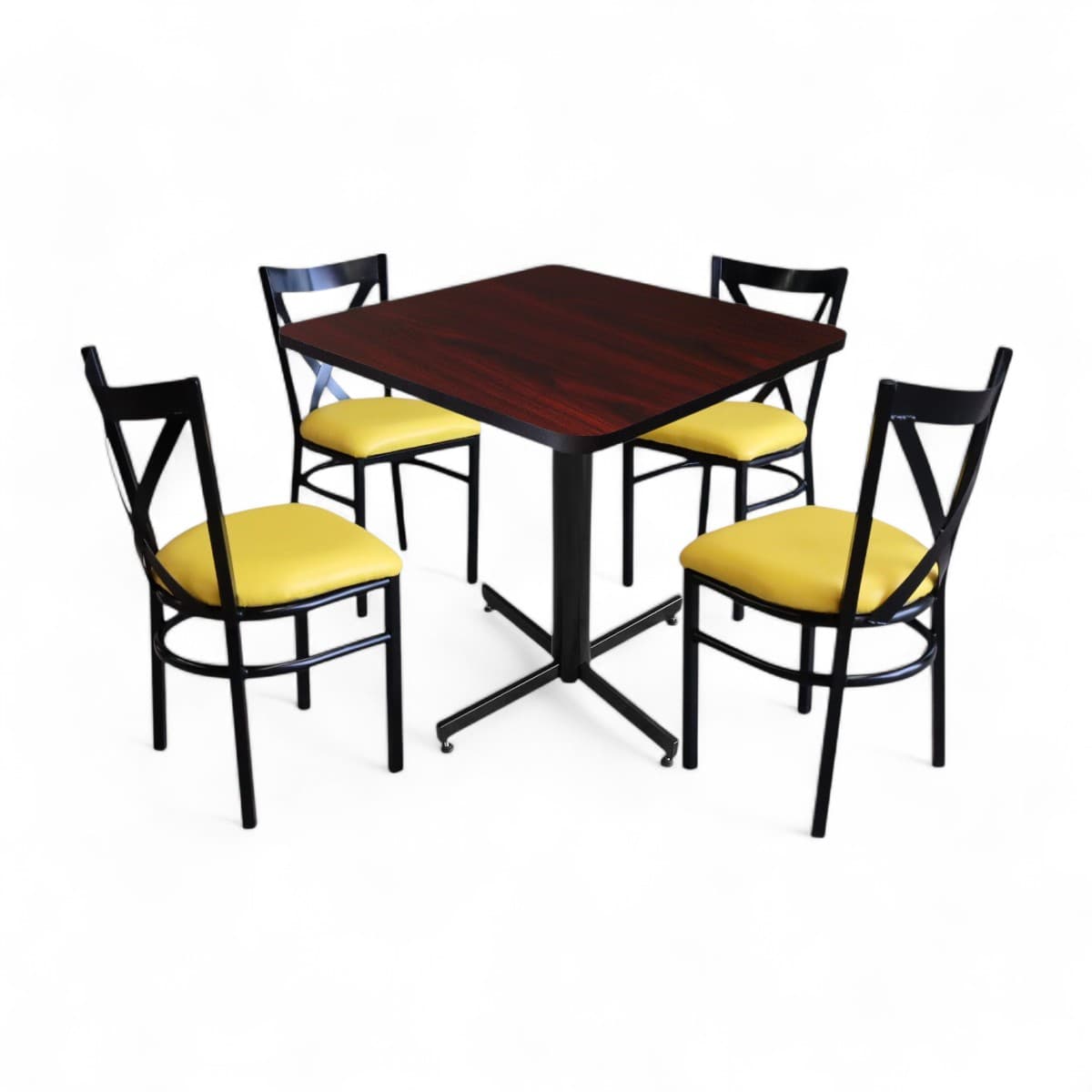 Conjunto Modelo Roma Caoba - estándar 4 sillas view 13