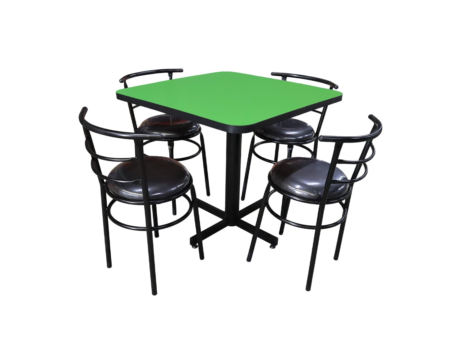 Conjunto Modelo Chabeli Verde Limón - estándar 4 sillas view 3