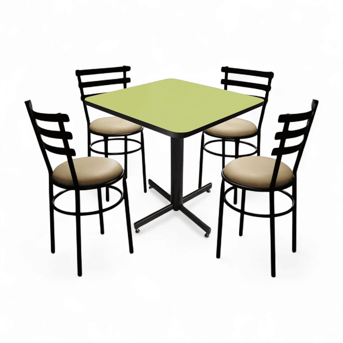 Conjunto Modelo Solera Verde Manzana - estándar 4 sillas view 10