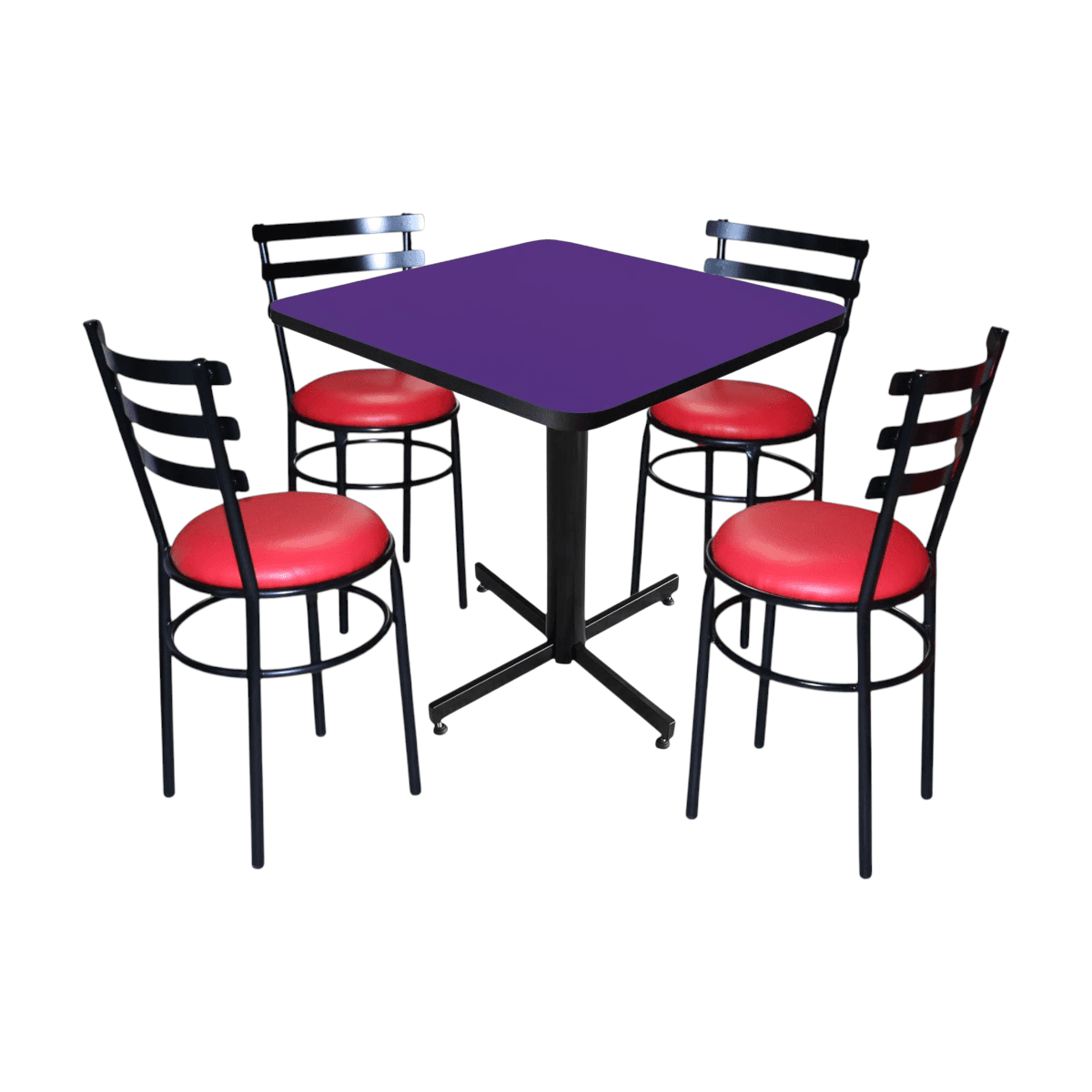 Conjunto Modelo Solera Morado - estándar 4 sillas view 6