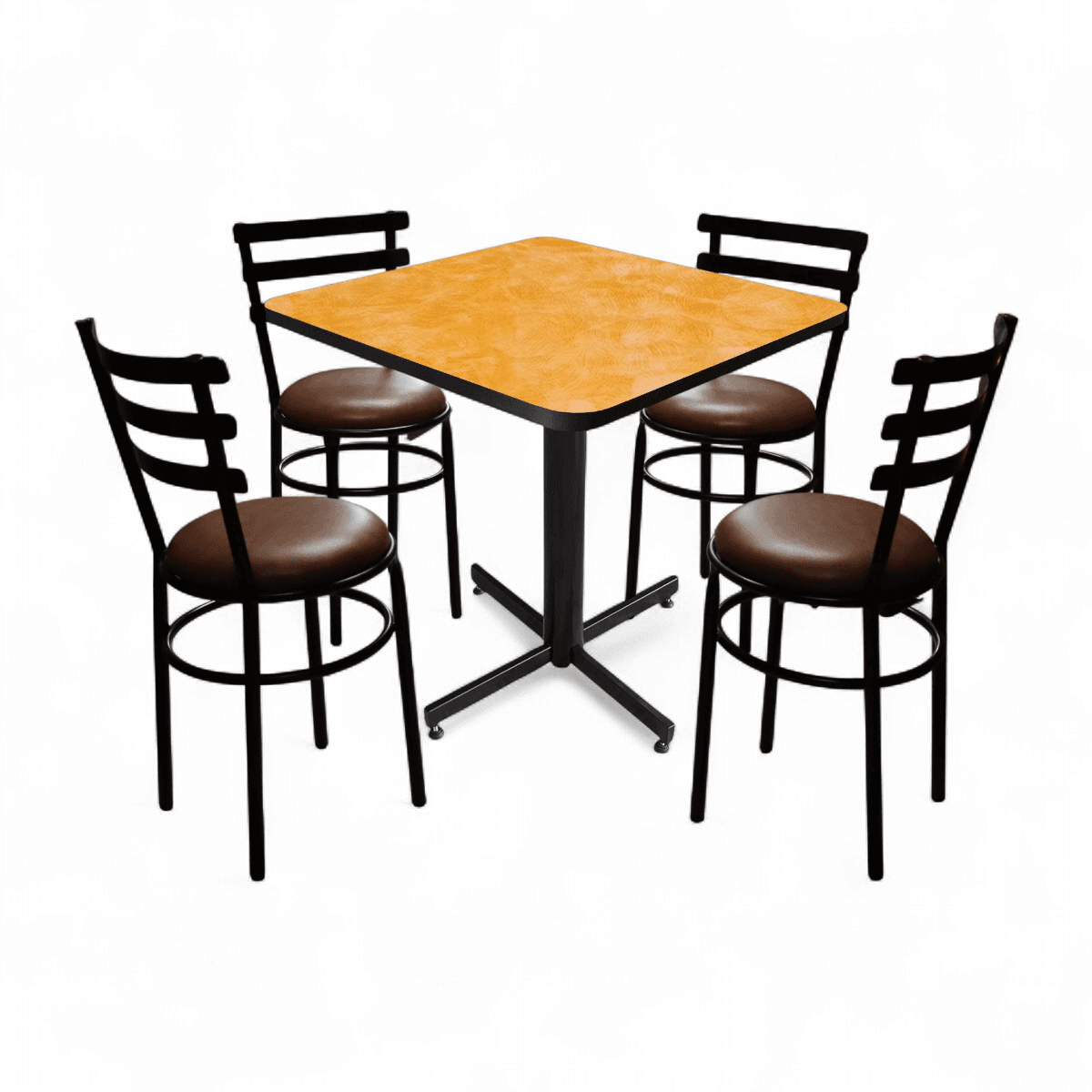 Conjunto Modelo Solera Amarillo Deslavado - estándar 4 sillas view 12