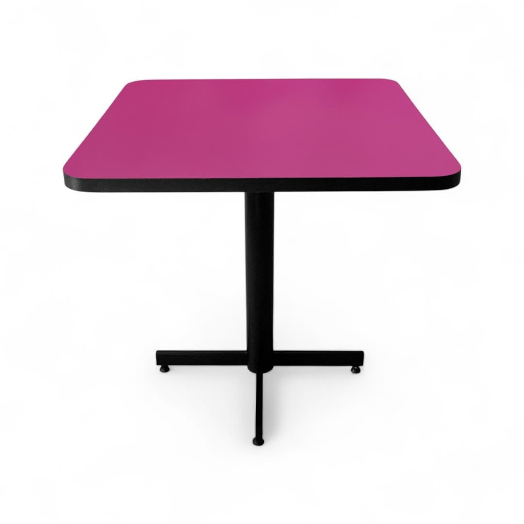 Mesa pedestal para restaurante de 80x80cm estándar view 6