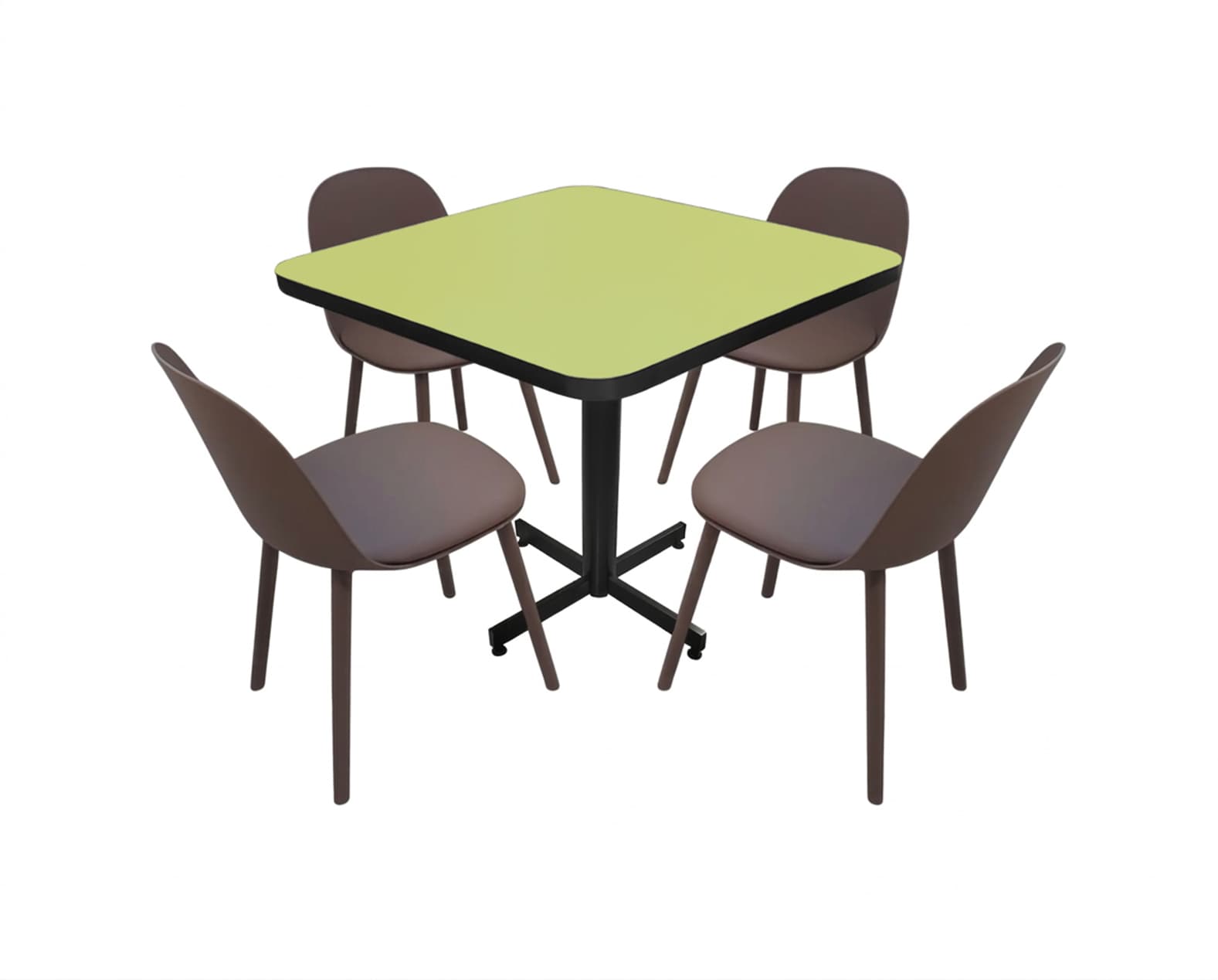 Conjunto Modelo Nova Verde Manzana - estándar 4 sillas view 2