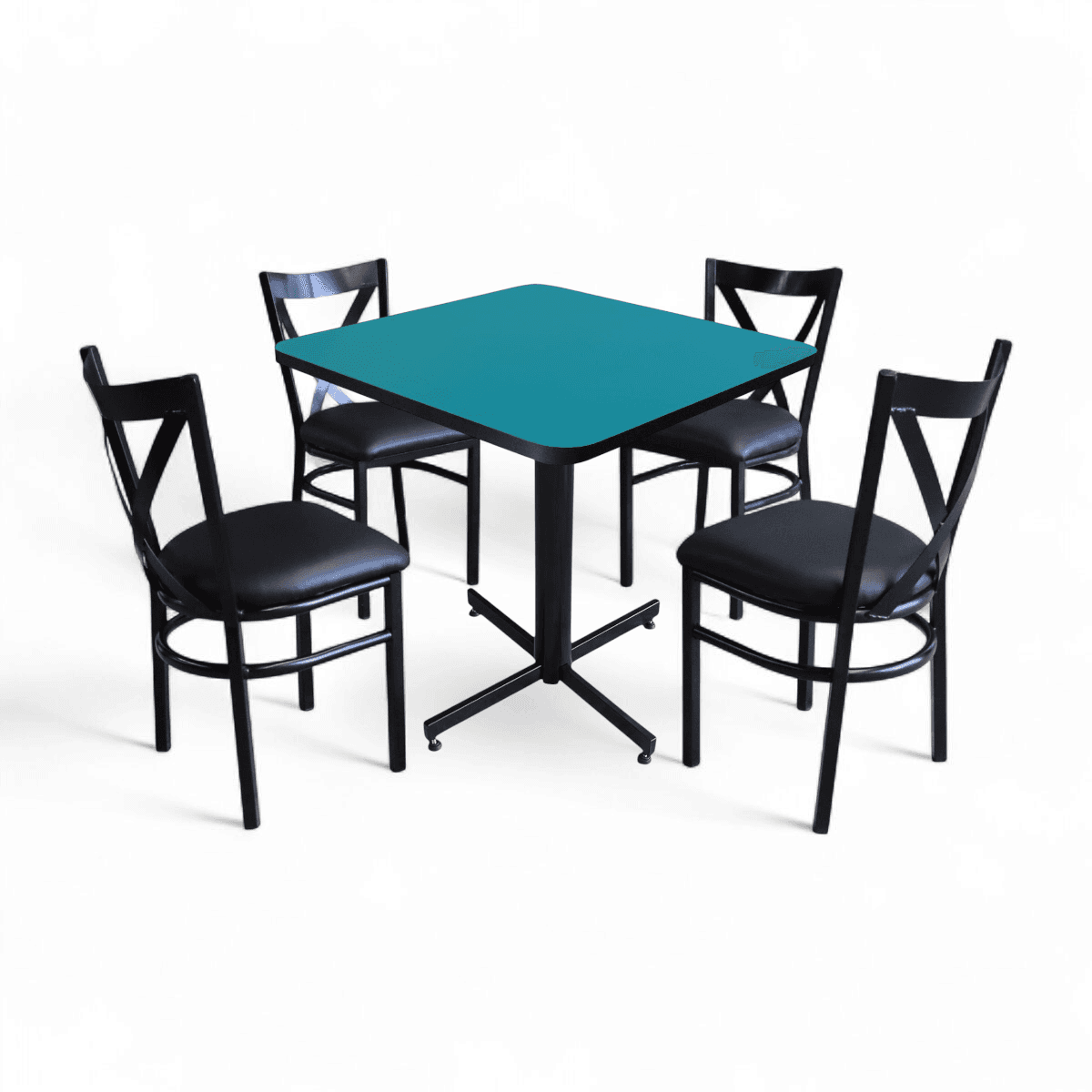 Conjunto Modelo Roma Turquesa - estándar 4 sillas view 5