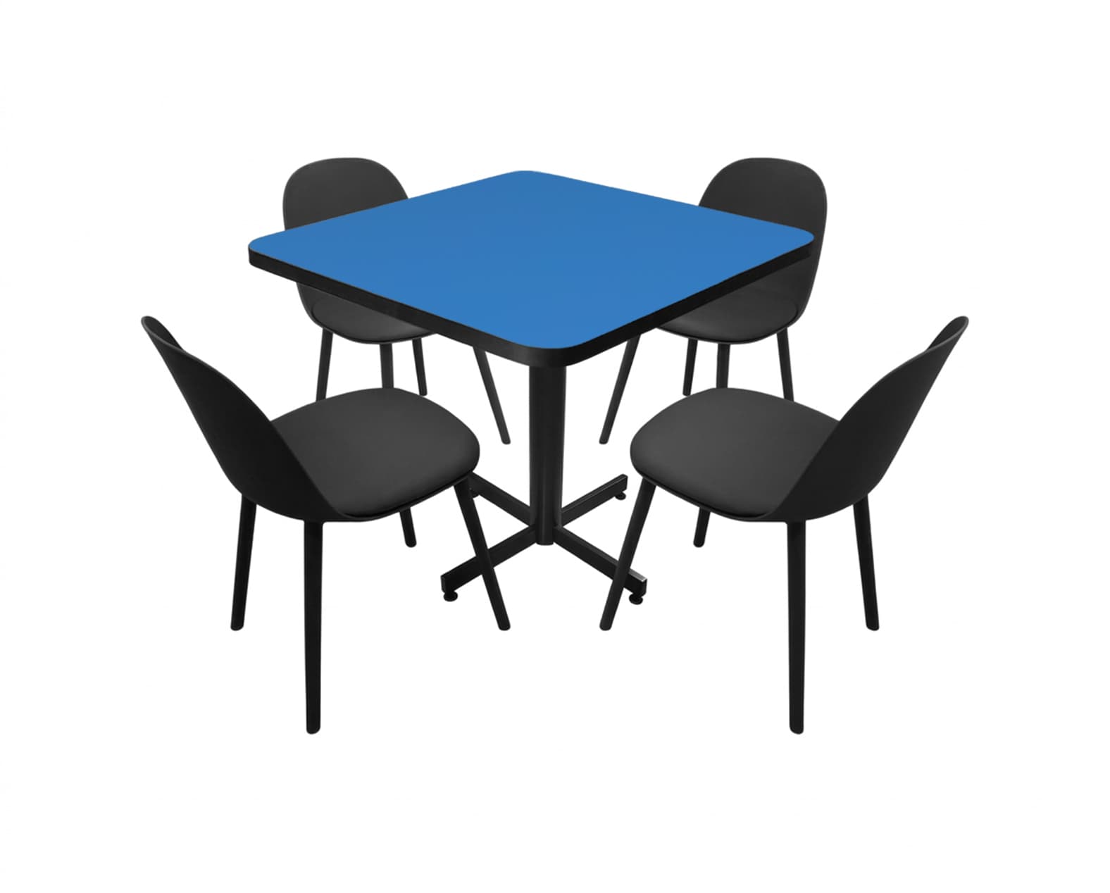 Conjunto Modelo Nova Azul Polar - estándar 4 sillas view 2