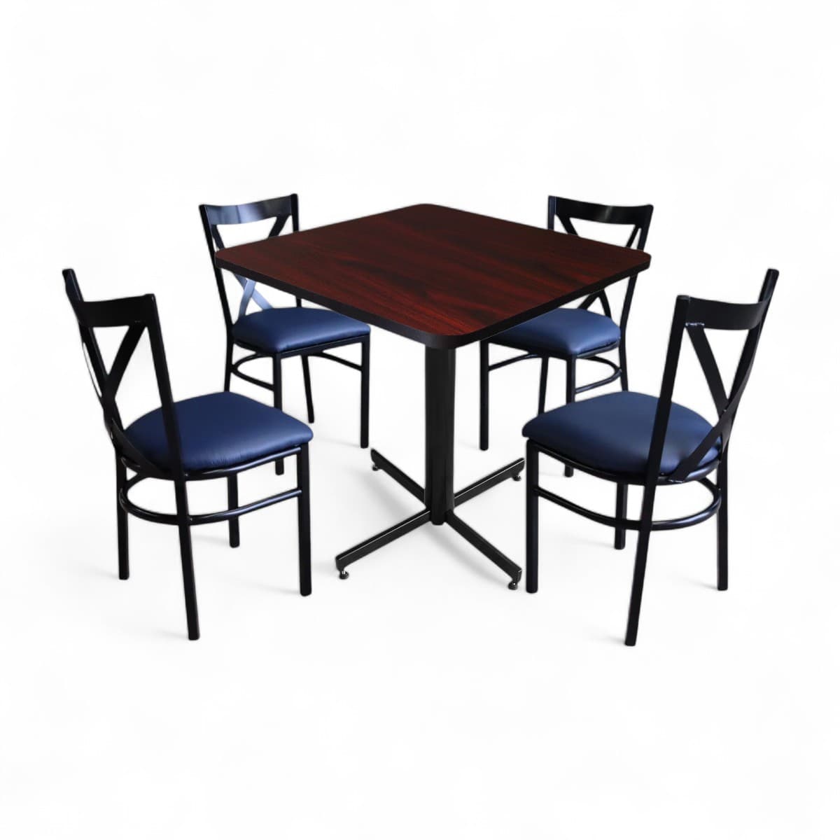 Conjunto Modelo Roma Caoba - estándar 4 sillas view 7