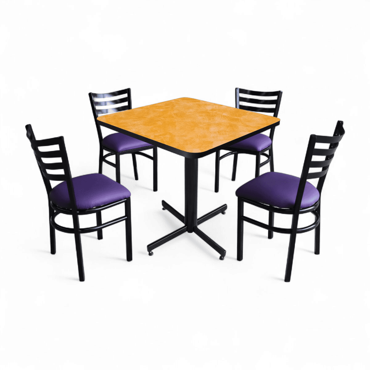 Conjunto Modelo Italia Amarillo Deslavado - estándar 4 sillas view 6