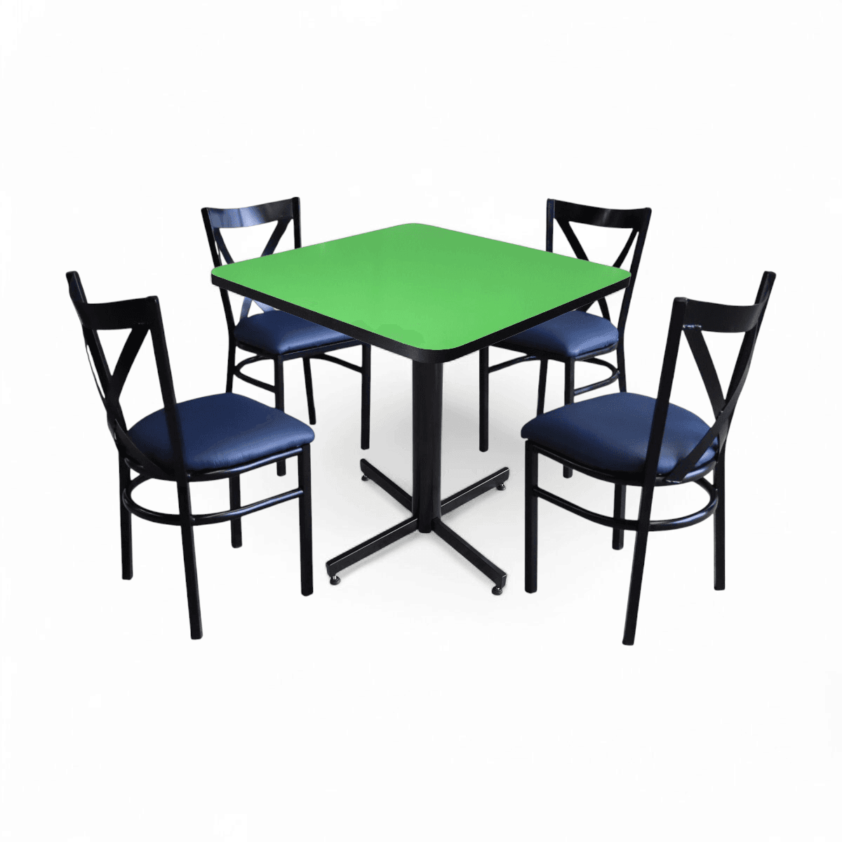 Conjunto Modelo Roma Verde Limón - estándar 4 sillas view 14