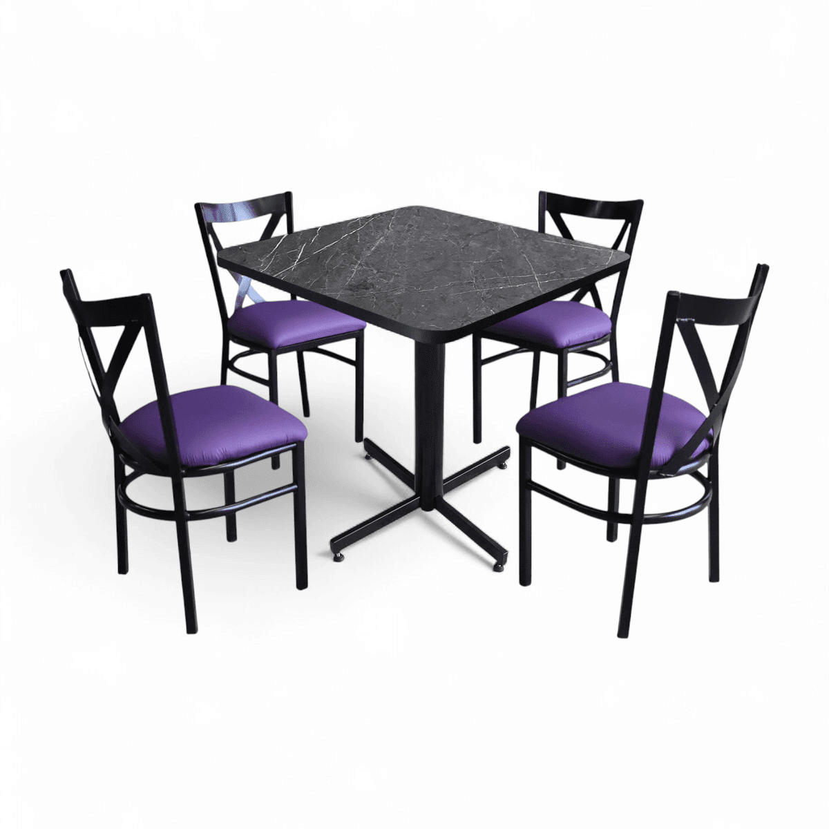 Conjunto Modelo Roma Gris Carrara - estándar 4 sillas view 10