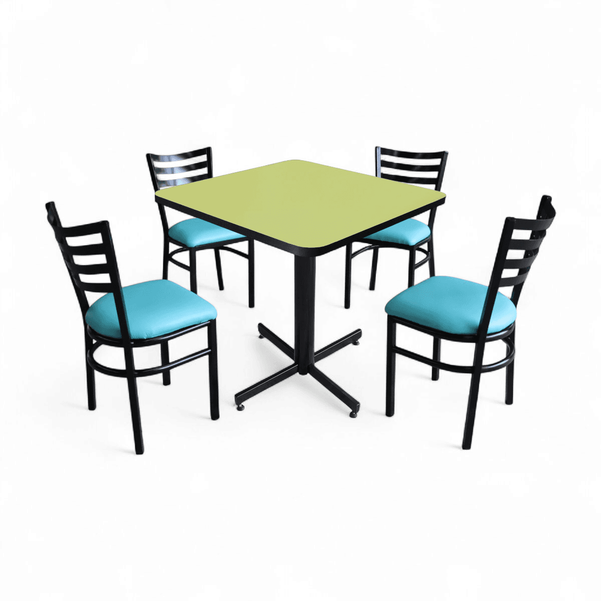 Conjunto Modelo Italia Verde Manzana - estándar 4 sillas view 17