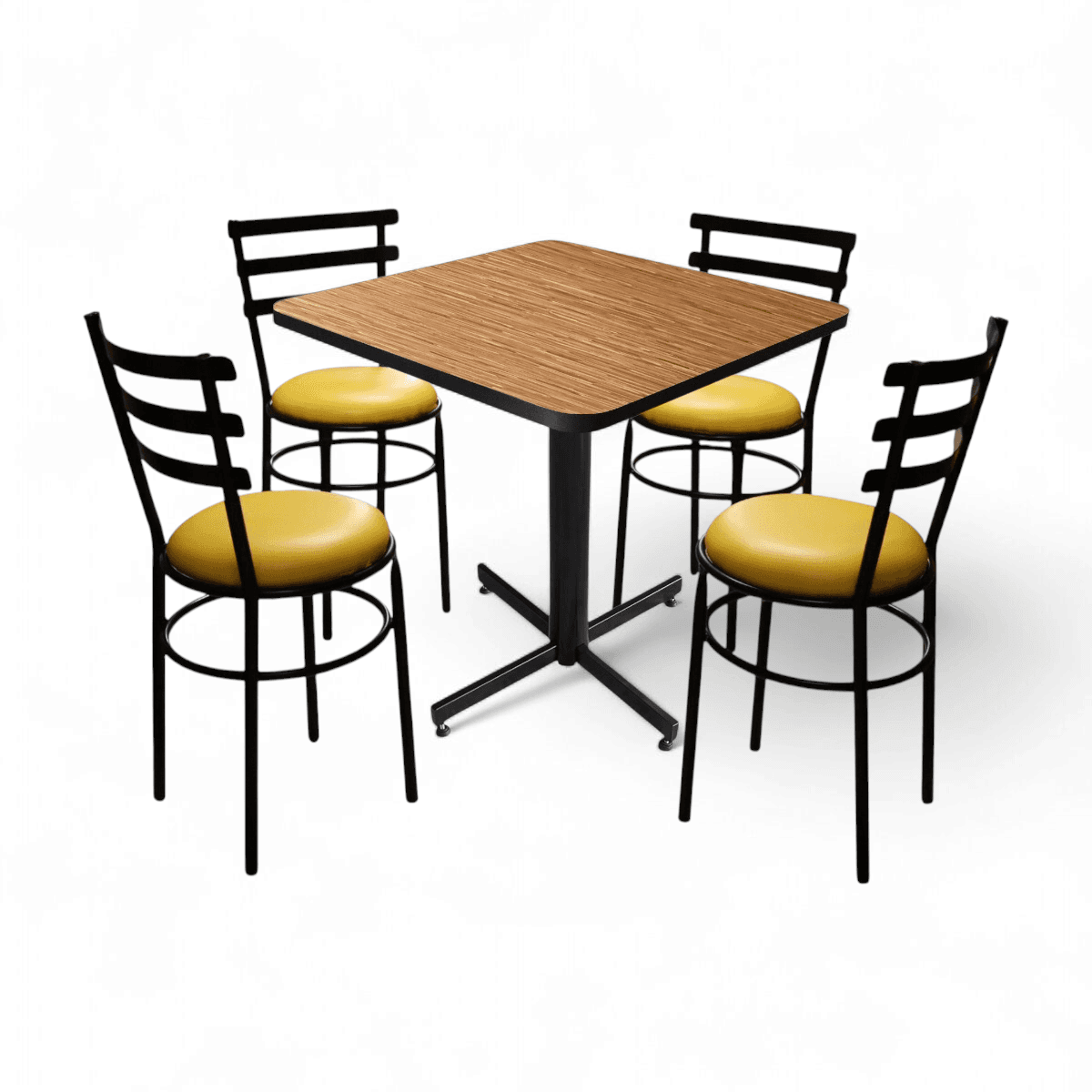 Conjunto Modelo Solera Golden Bambú - estándar 4 sillas view 12