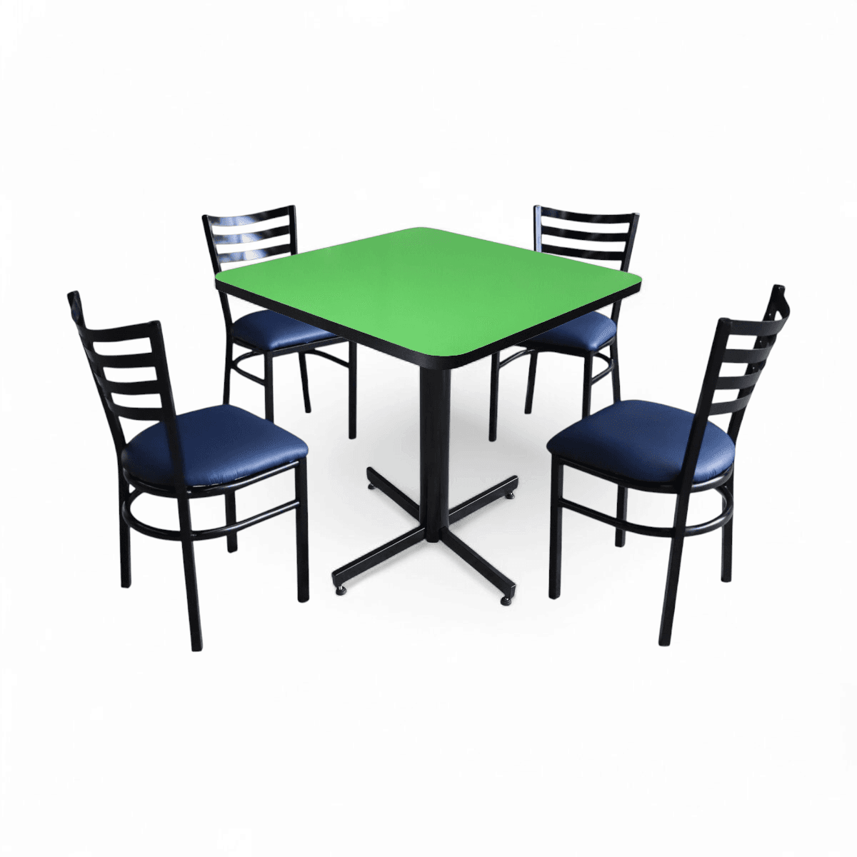 Conjunto Modelo Italia Verde Limón - estándar 4 sillas view 3