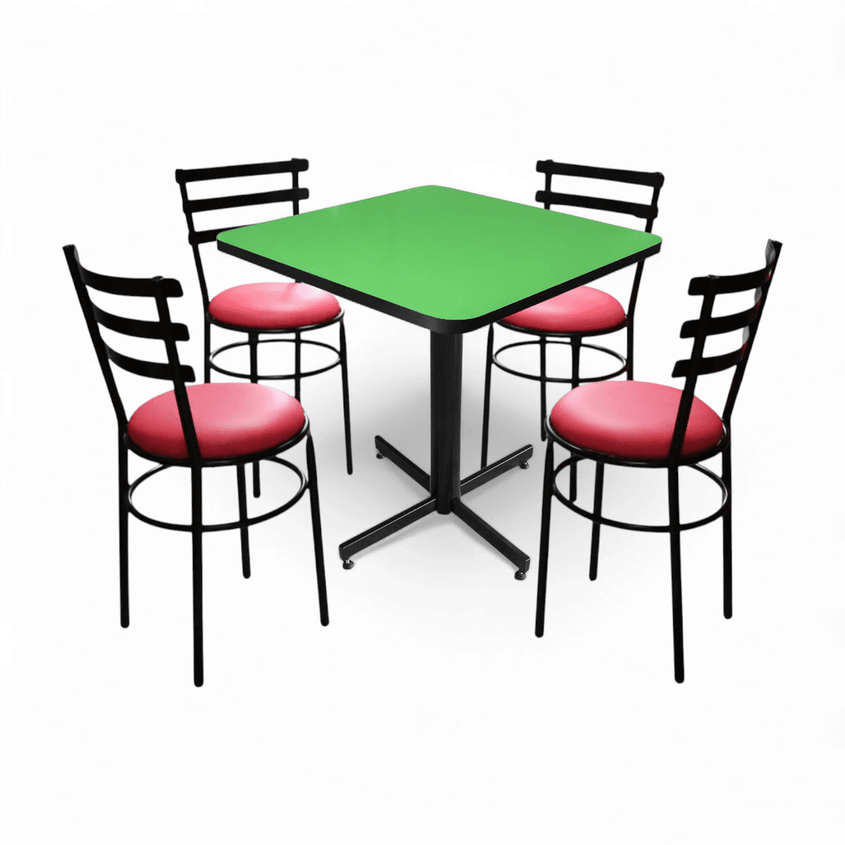 Conjunto Modelo Solera Verde Limón - estándar 4 sillas view 9