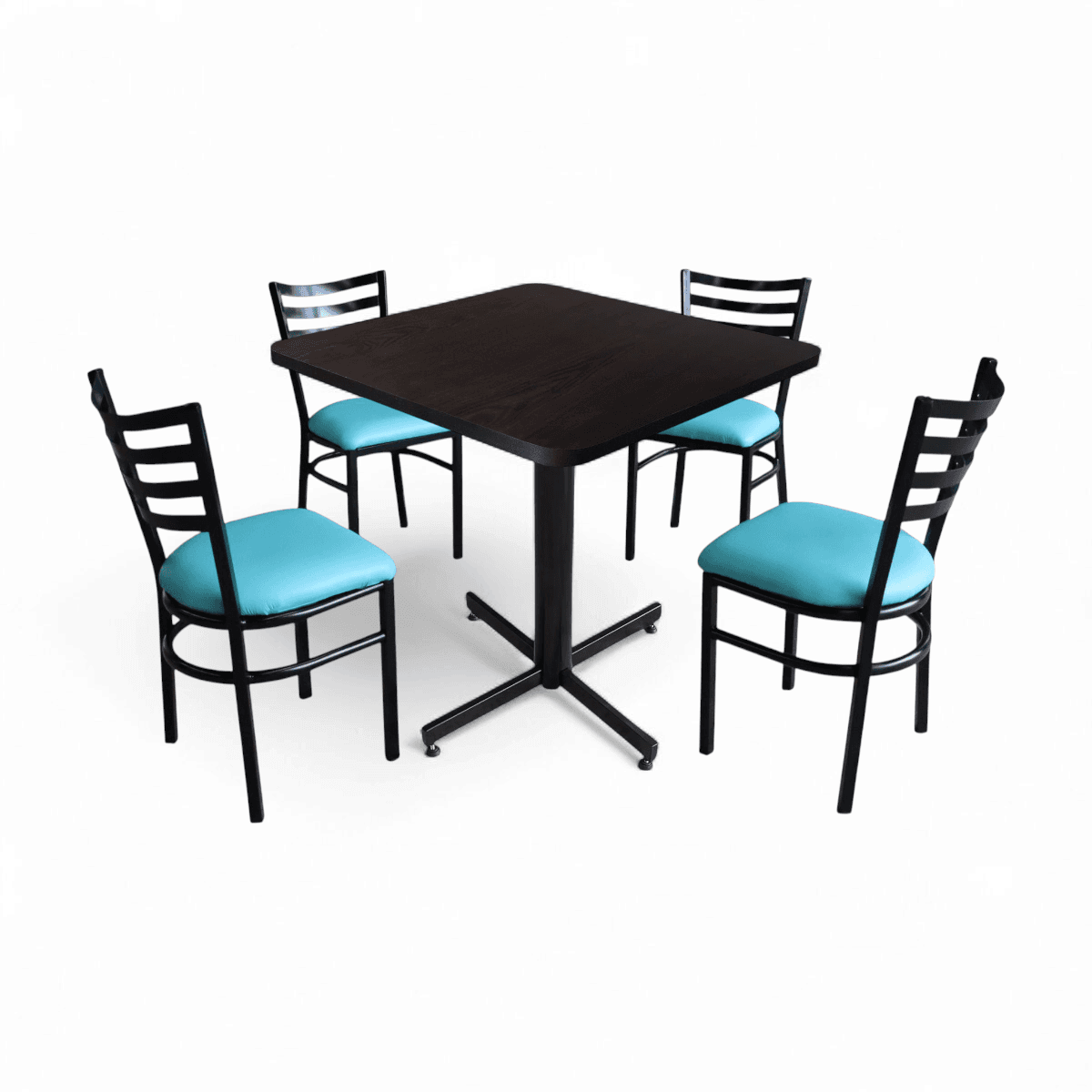 Conjunto Modelo Italia Wengue - estándar 4 sillas view 11