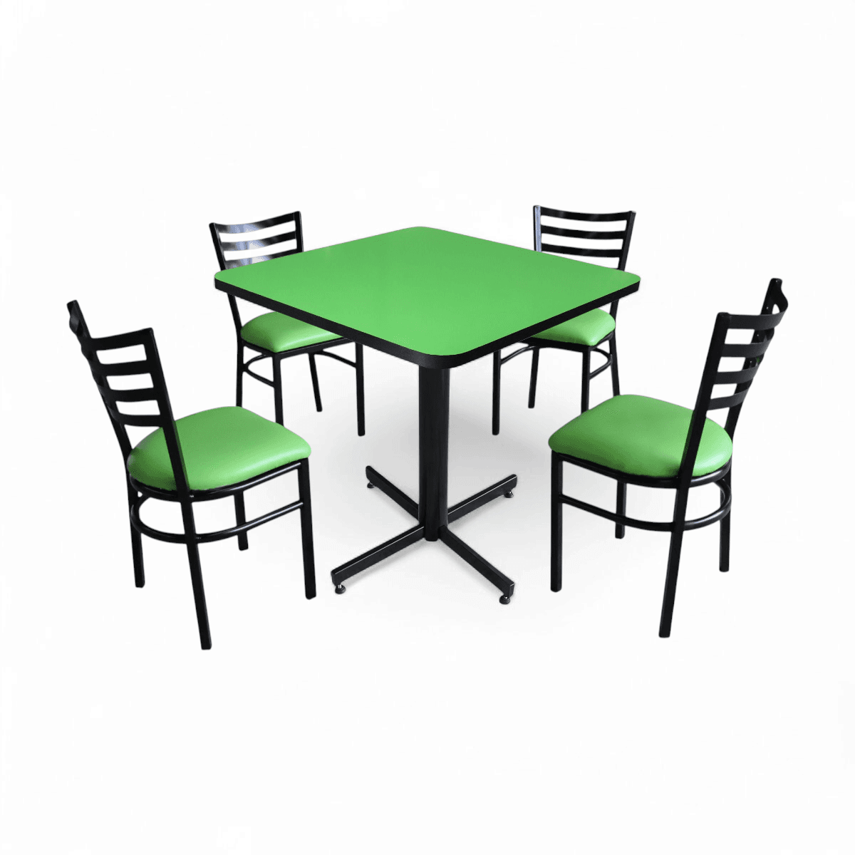 Conjunto Modelo Italia Verde Limón - estándar 4 sillas view 11