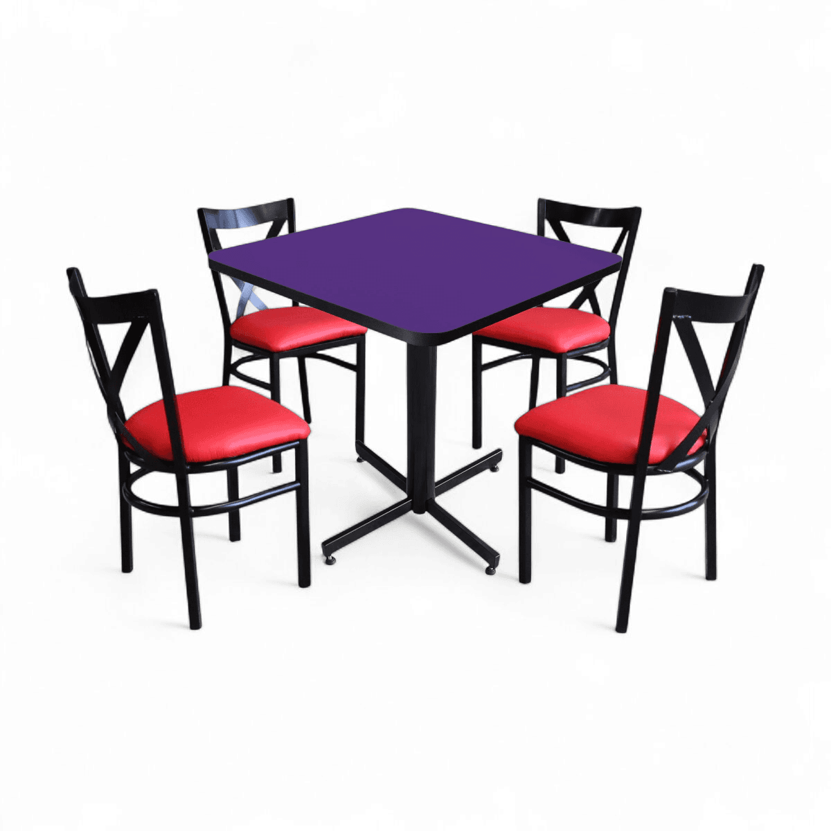 Conjunto Modelo Roma Morado - estándar 4 sillas view 8