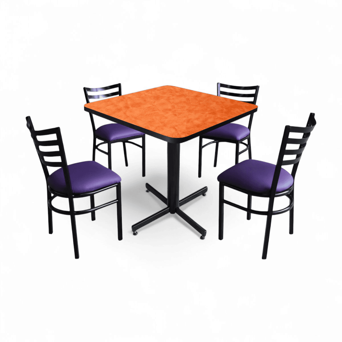 Conjunto Modelo Italia Naranja Deslavado - estándar 4 sillas view 14