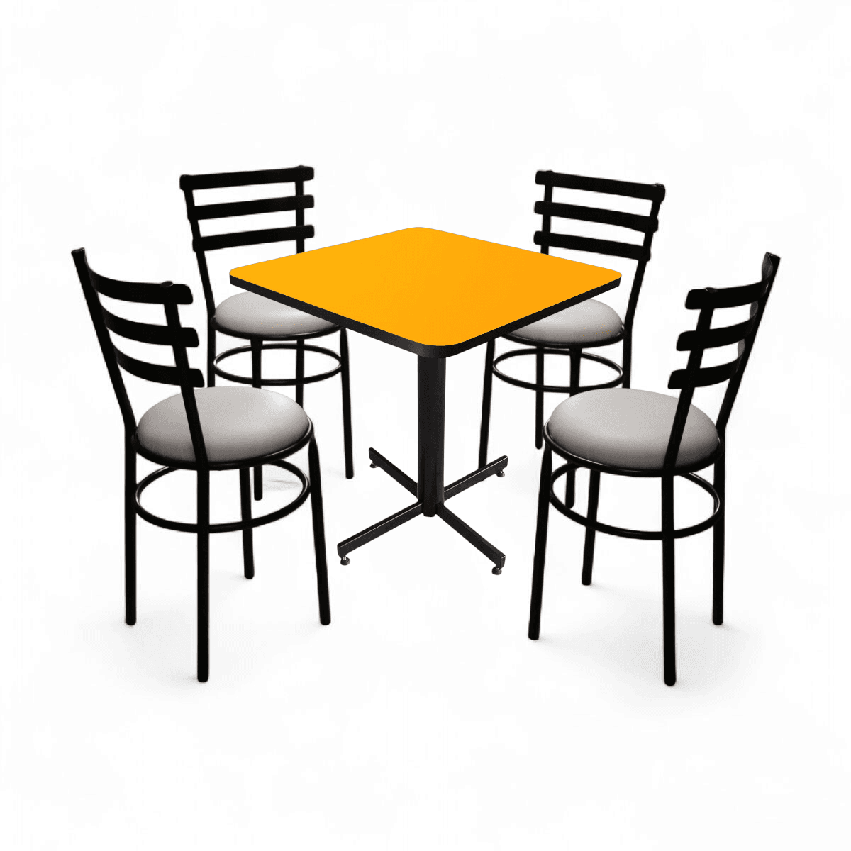 Conjunto Modelo Solera Amarillo Liso - estándar 4 sillas view 13