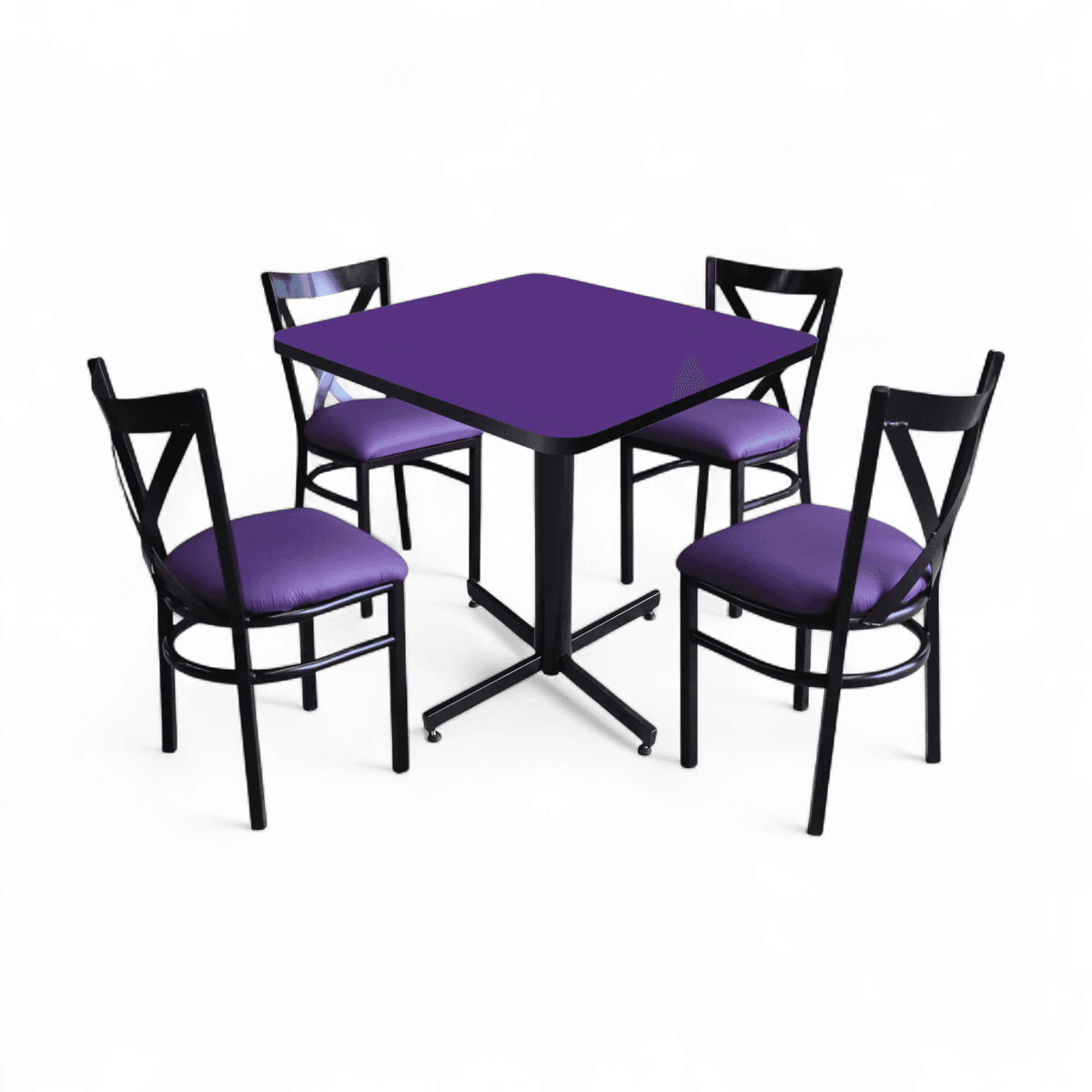 Conjunto Modelo Roma Morado - estándar 4 sillas view 3