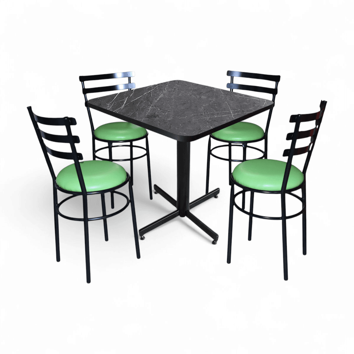 Conjunto Modelo Solera Gris Corrara - estándar 4 sillas