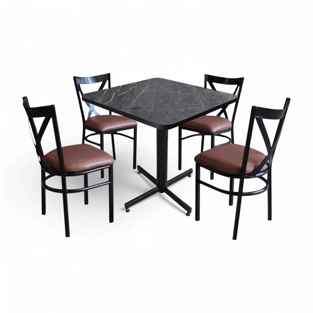 Conjunto Modelo Roma Gris Carrara - estándar 4 sillas view 8