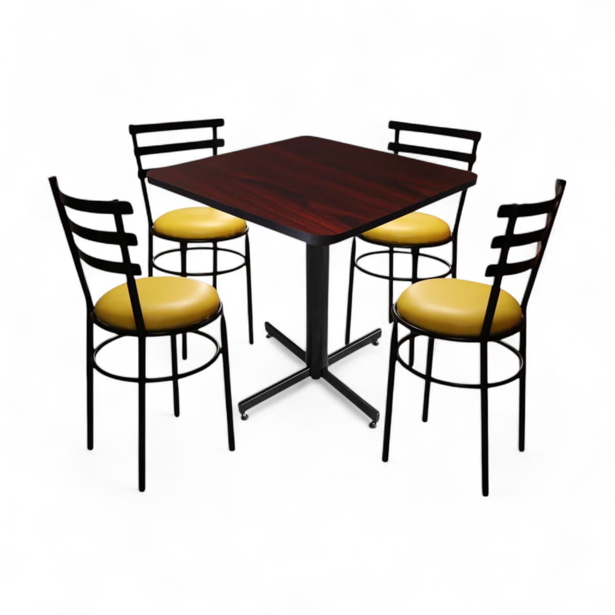 Conjunto Modelo Solera Caoba - estándar 4 sillas view 8