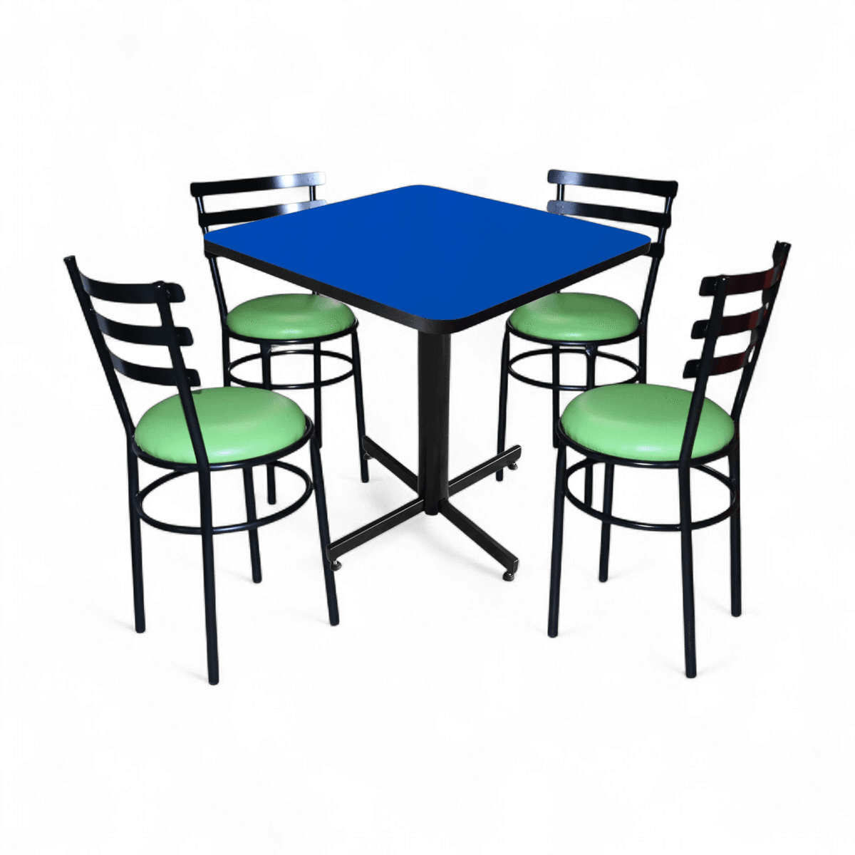 Conjunto Modelo Solera Azul Rey - estándar 4 sillas view 3