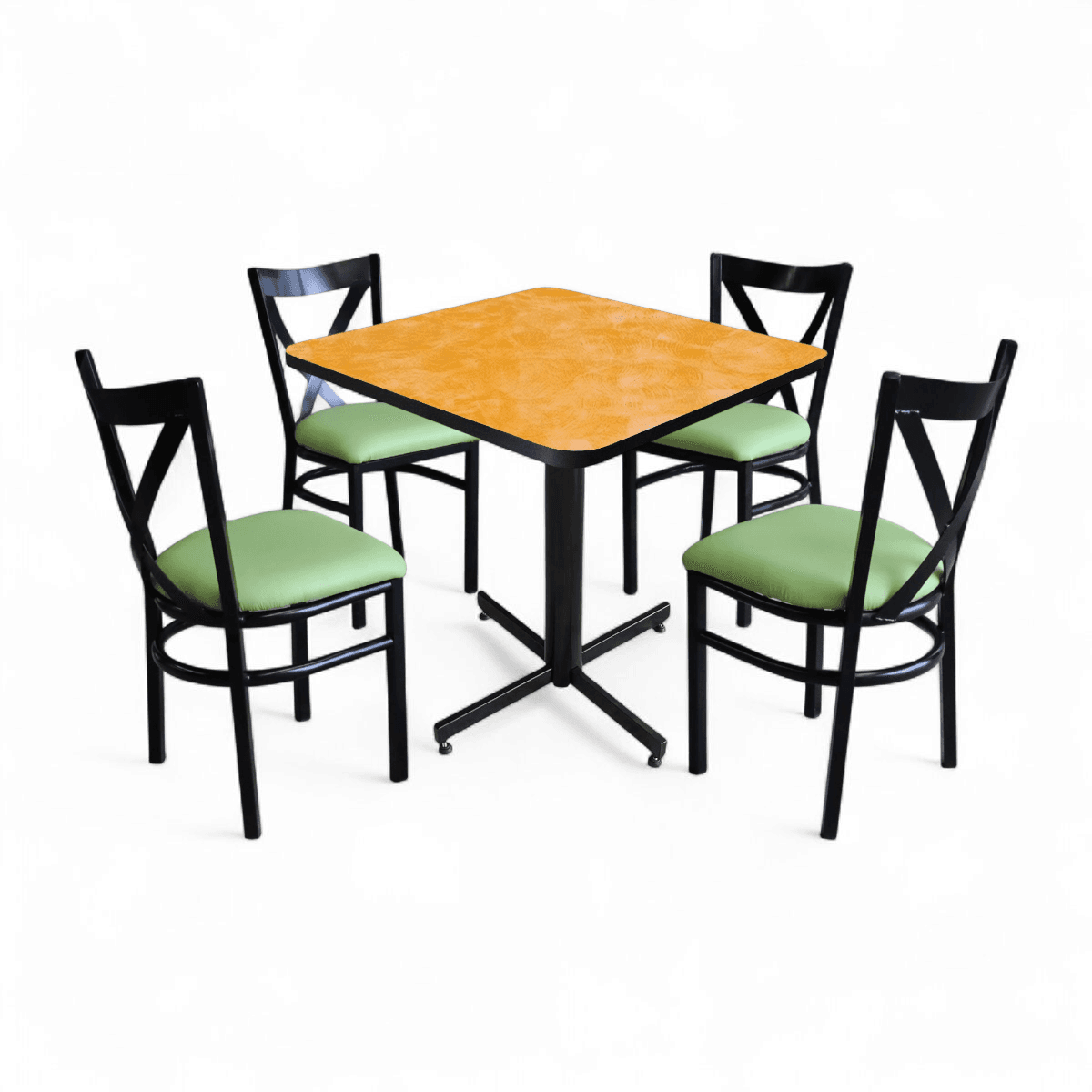 Conjunto Modelo Roma Amarillo Deslavado - estándar 4 sillas view 17