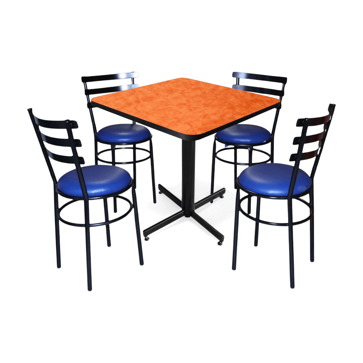 Conjunto Modelo Solera Naranja Deslavado - estándar 4 sillas view 11