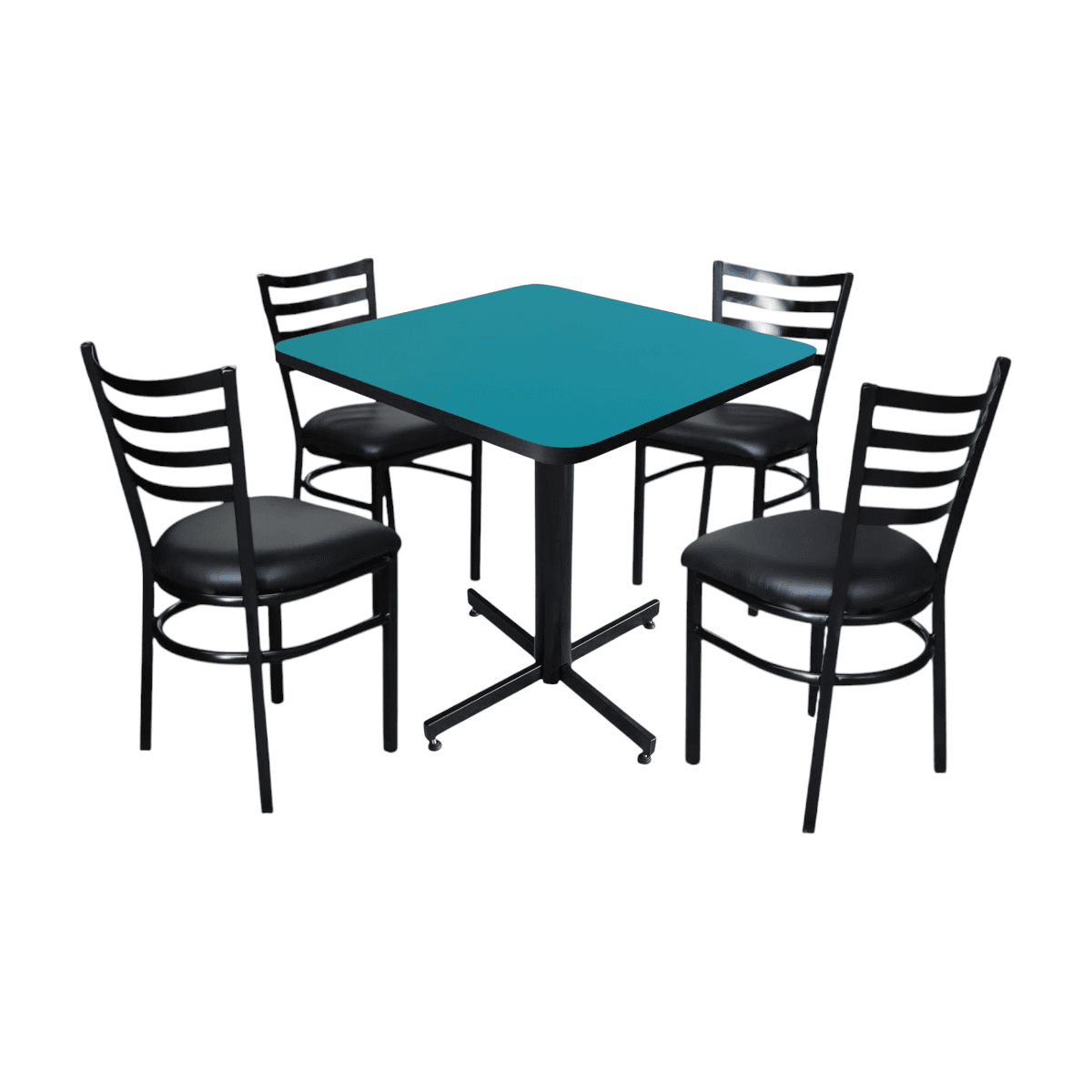 Conjunto Modelo Italia Turquesa - estándar 4 sillas view 16