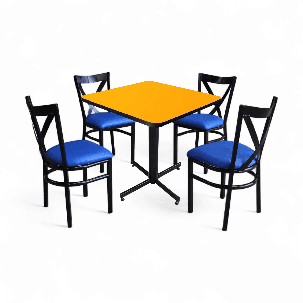 Conjunto Modelo Roma Amarillo Liso - estándar 4 sillas view 14