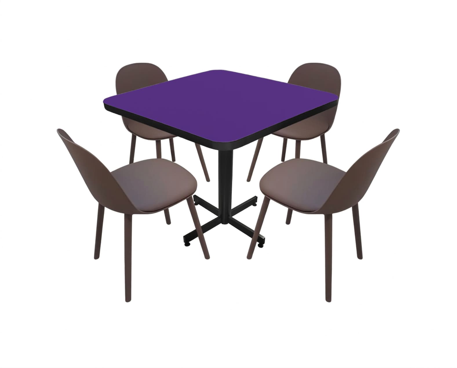 Conjunto Modelo Nova Morado - estándar 4 sillas view 2