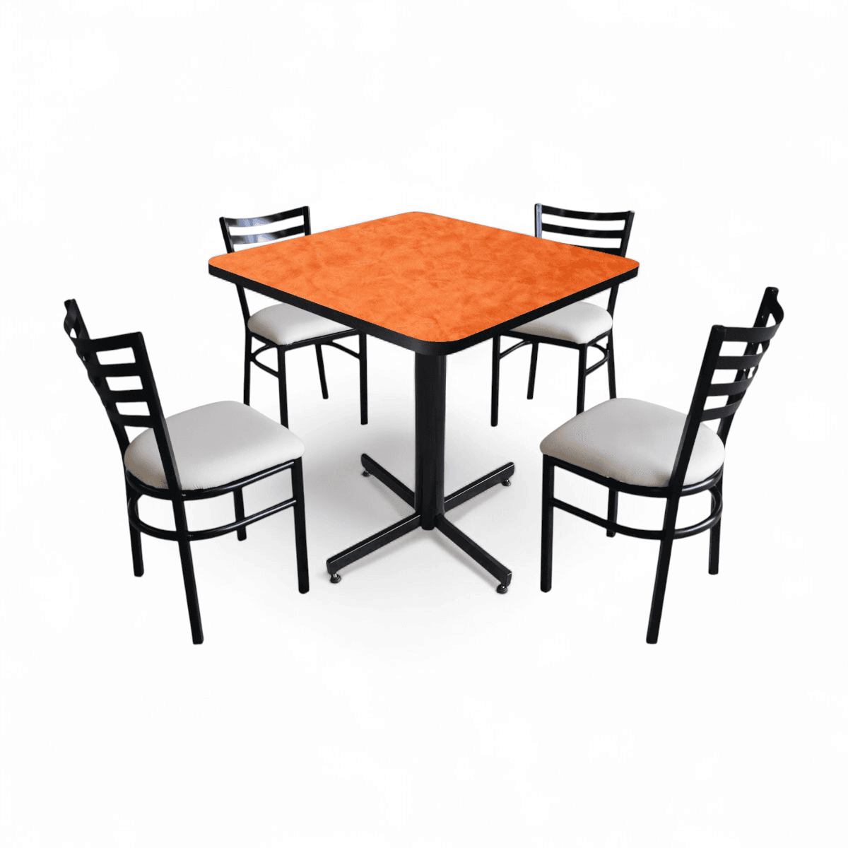 Conjunto Modelo Italia Naranja Deslavado - estándar 4 sillas view 7