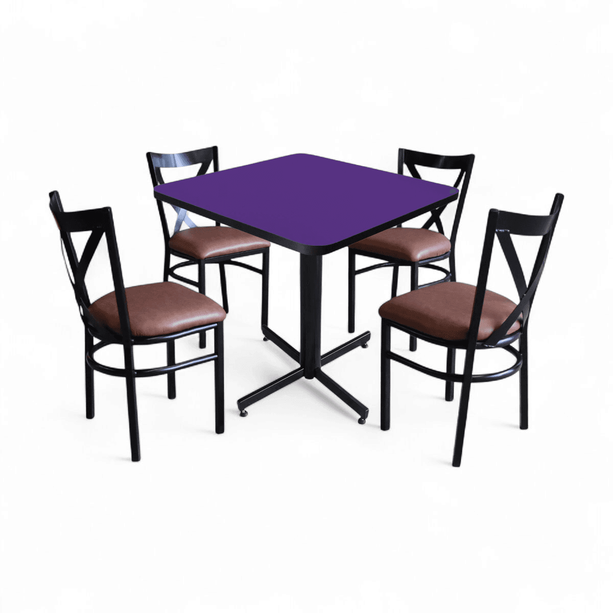 Conjunto Modelo Roma Morado - estándar 4 sillas view 5