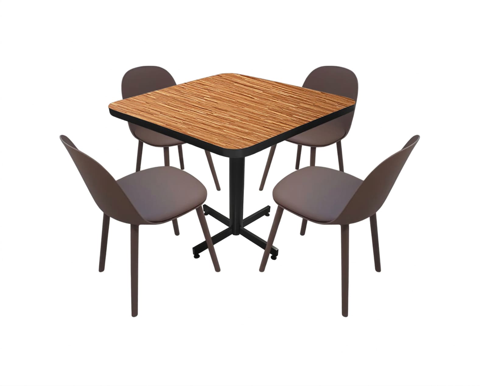 Conjunto Modelo Nova Golden Bambú - estándar 4 sillas view 2